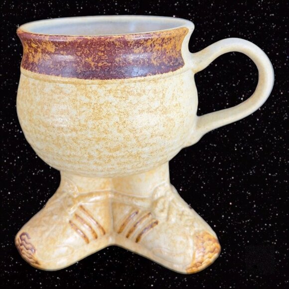 Pottery Craft Compton California Handcrafted Stoneware PANTS Mug USA CERAMIC - Picture 1 of 11